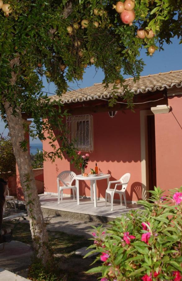 Amalia Cottages Agios Gordios  Bagian luar foto