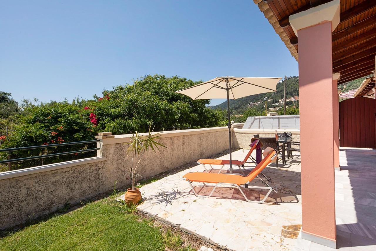 Amalia Cottages Agios Gordios  Bagian luar foto