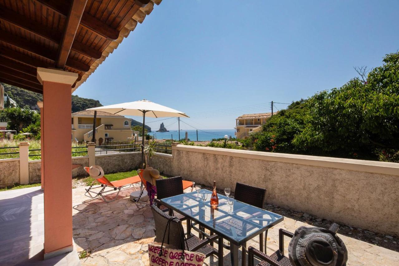 Amalia Cottages Agios Gordios  Bagian luar foto