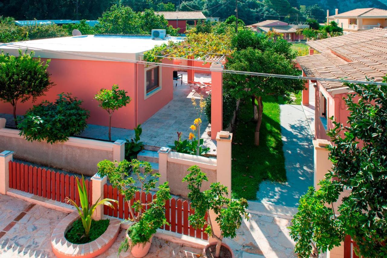Amalia Cottages Agios Gordios  Bagian luar foto