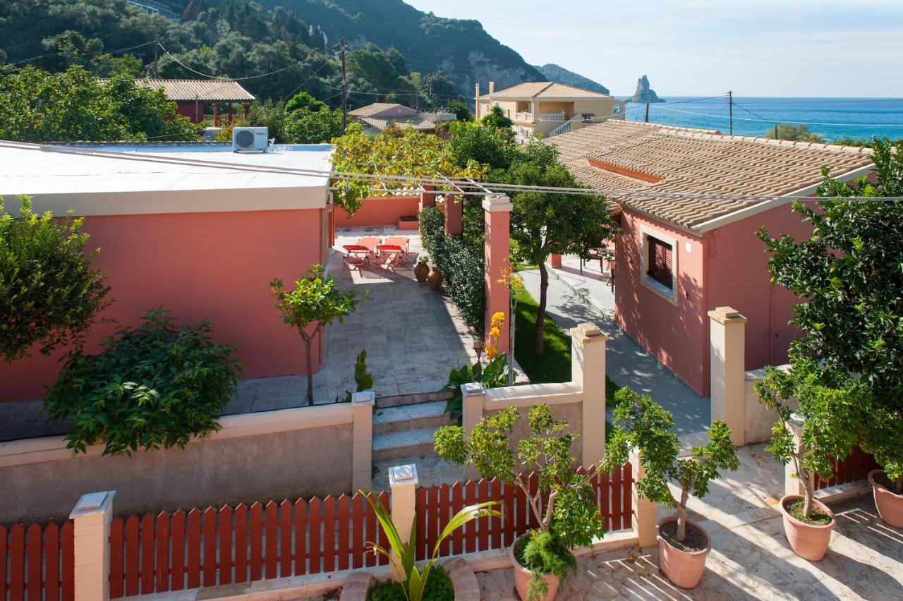 Amalia Cottages Agios Gordios  Bagian luar foto